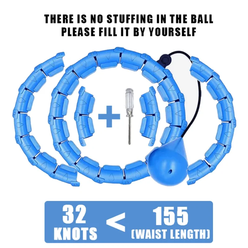 Adjustable Weighted Fitness Hoop