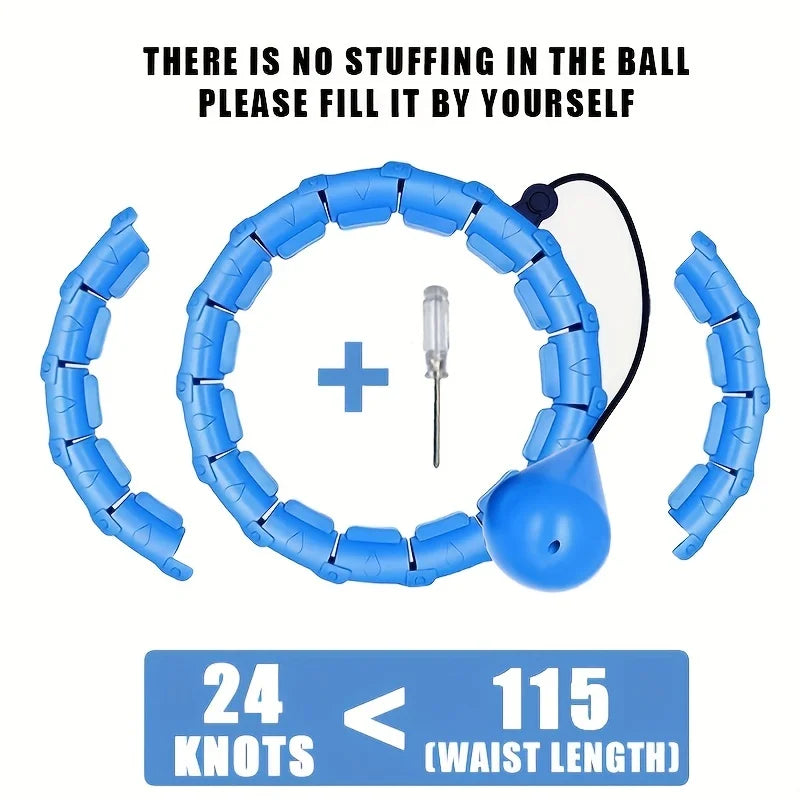 Adjustable Weighted Fitness Hoop