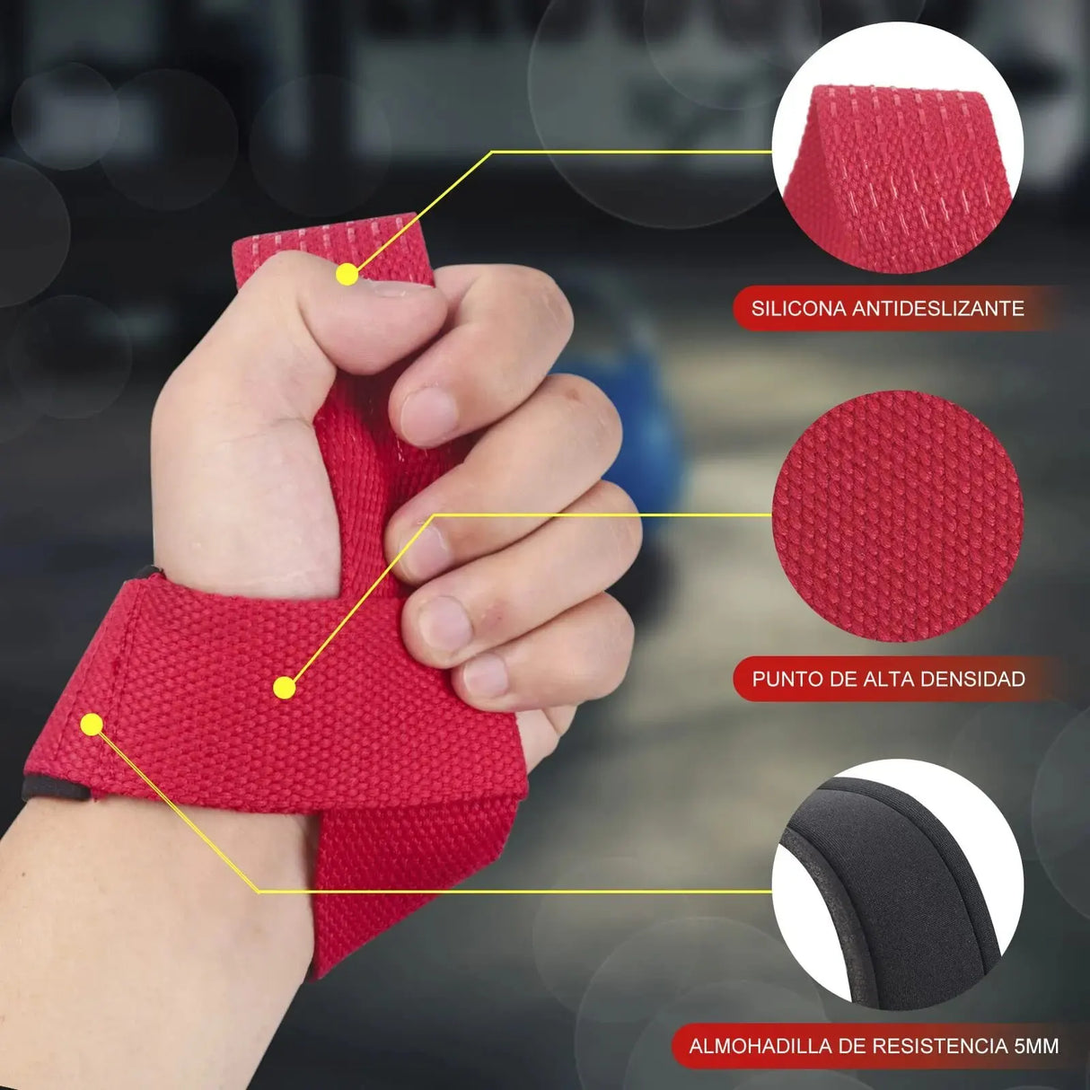 Silicone Grip Wrist Straps