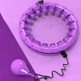 Adjustable Weighted Fitness Hoop