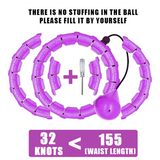 Adjustable Weighted Fitness Hoop