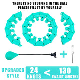 Adjustable Weighted Fitness Hoop