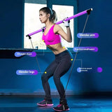 Pilates Resistance Bar with Bands