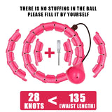 Adjustable Weighted Fitness Hoop