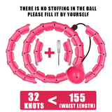 Adjustable Weighted Fitness Hoop