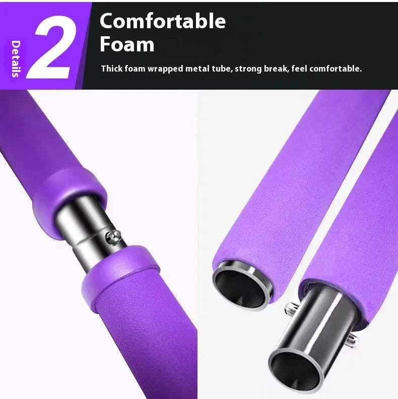 Pilates Resistance Bar with Bands