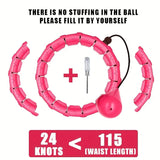 Adjustable Weighted Fitness Hoop