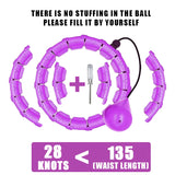Adjustable Weighted Fitness Hoop