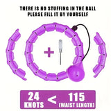 Adjustable Weighted Fitness Hoop